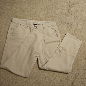 AE Mid Rise Khaki Pants